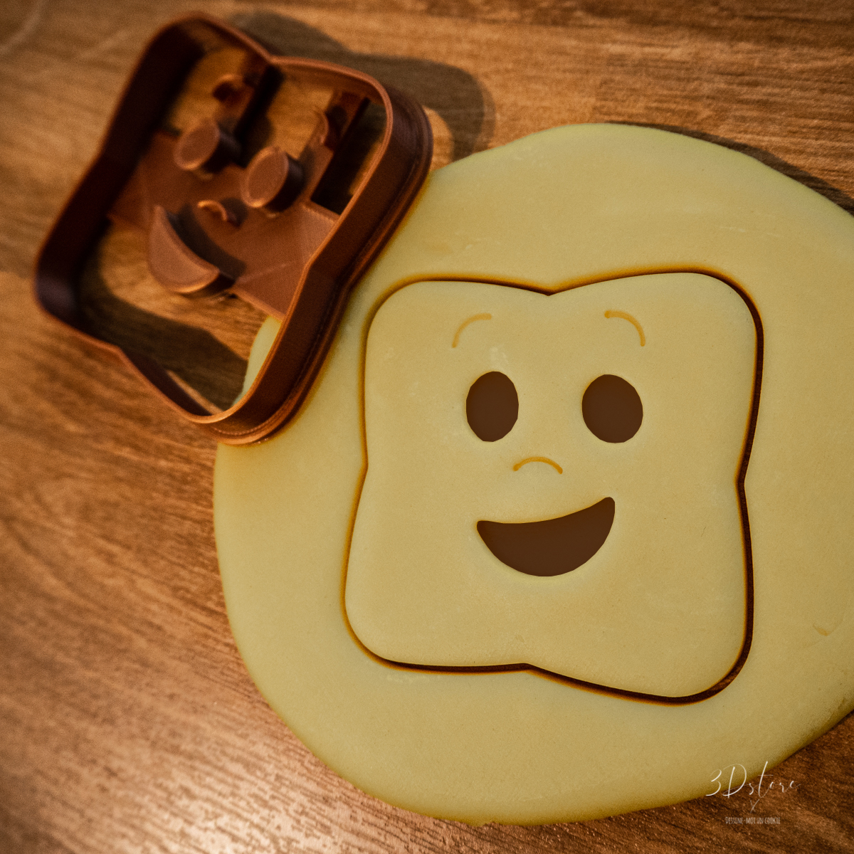 Emporte-pièce - Biscuit sourire à fourrer - 3dstore