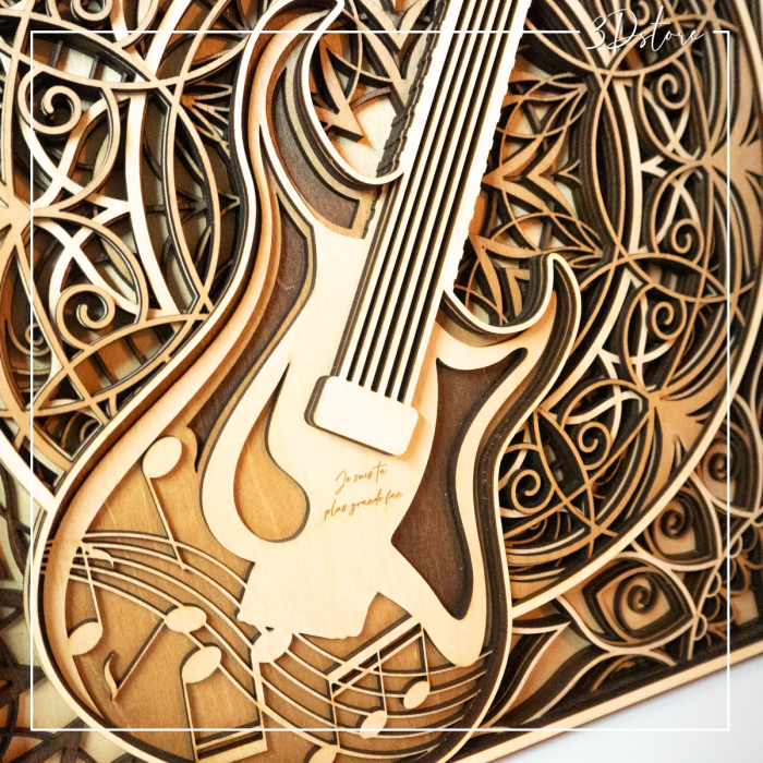 décoration murale guitare