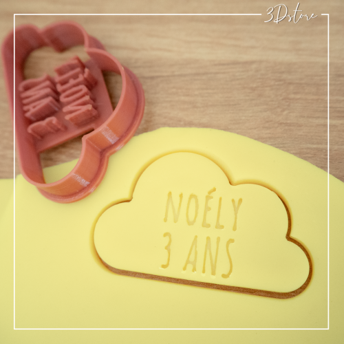 emporte-pièce nuage personnalisable