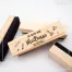 brosse à tableau en bois gravée cadeau maîtresse