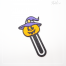 Marque-page Jack-o-lantern avec chapeau