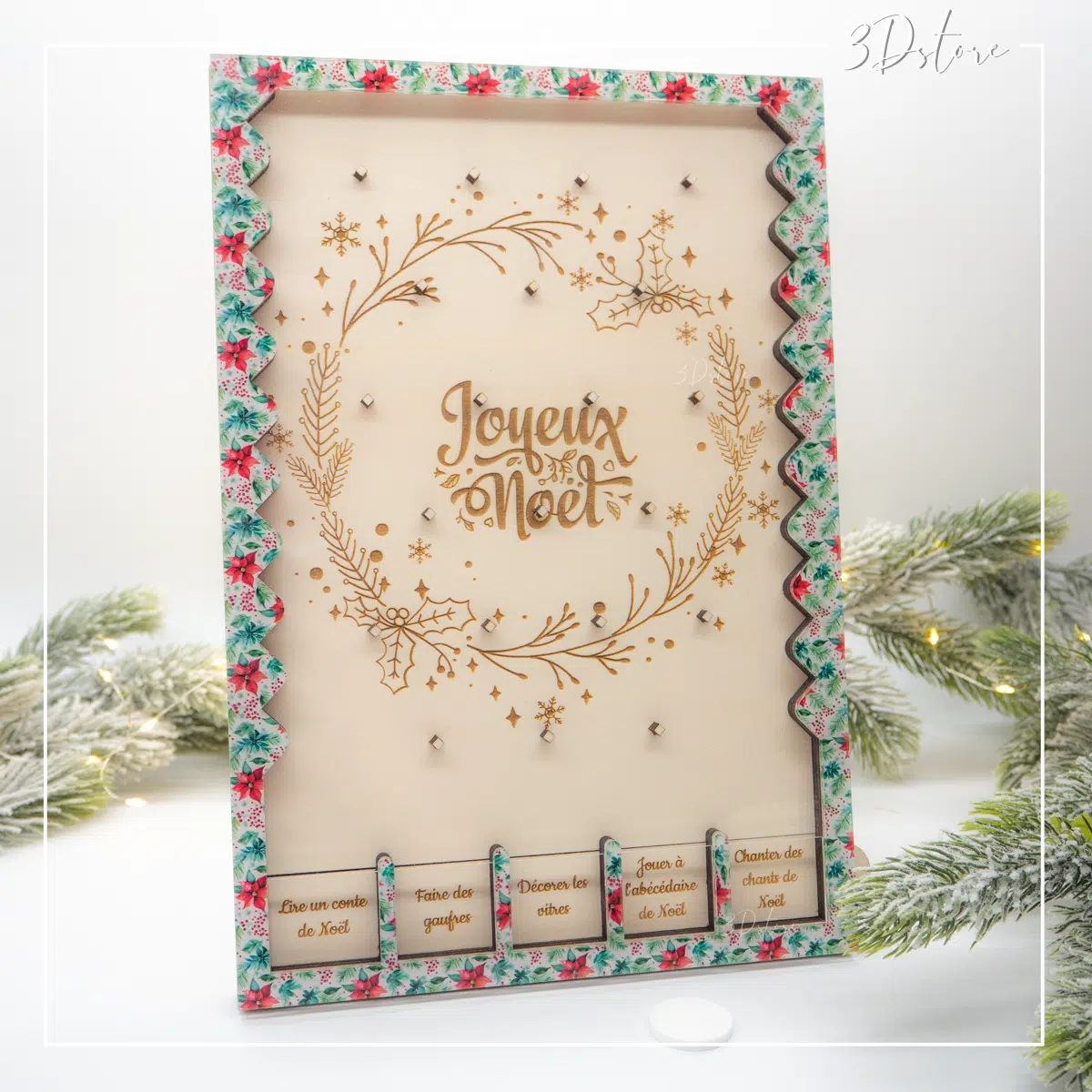 panneau jeu activités noël