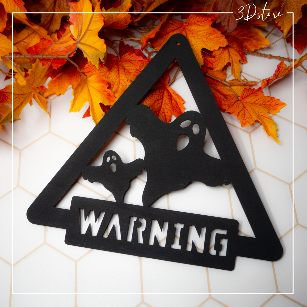 Décoration Halloween - warning