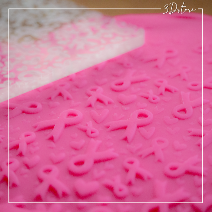 motif octobre rose tampon outboss pate à sucre