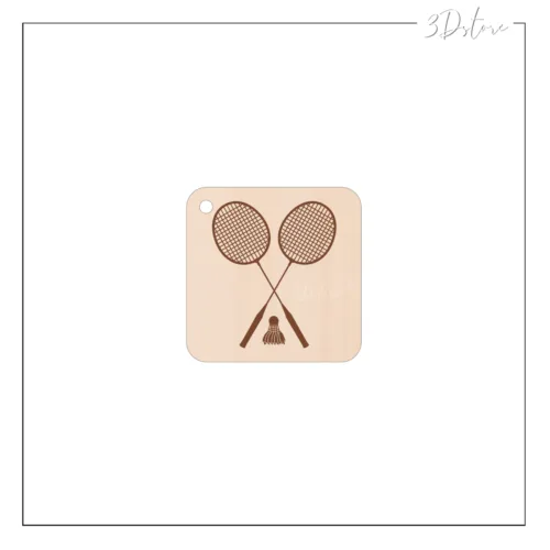Porte-clés badminton