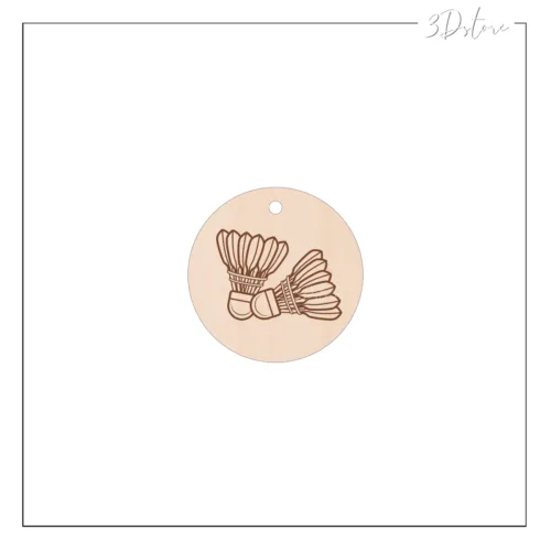 Porte-clés volants badminton