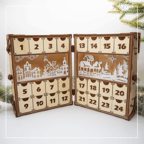 Calendrier de l'avent personnalisable - livre