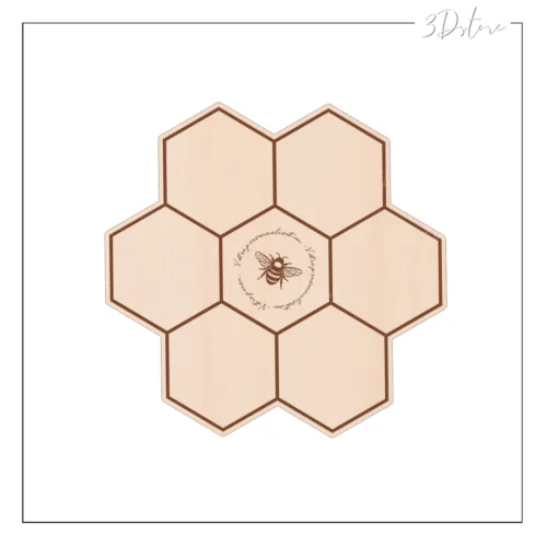 plateau alvéolé abeille personnalisable