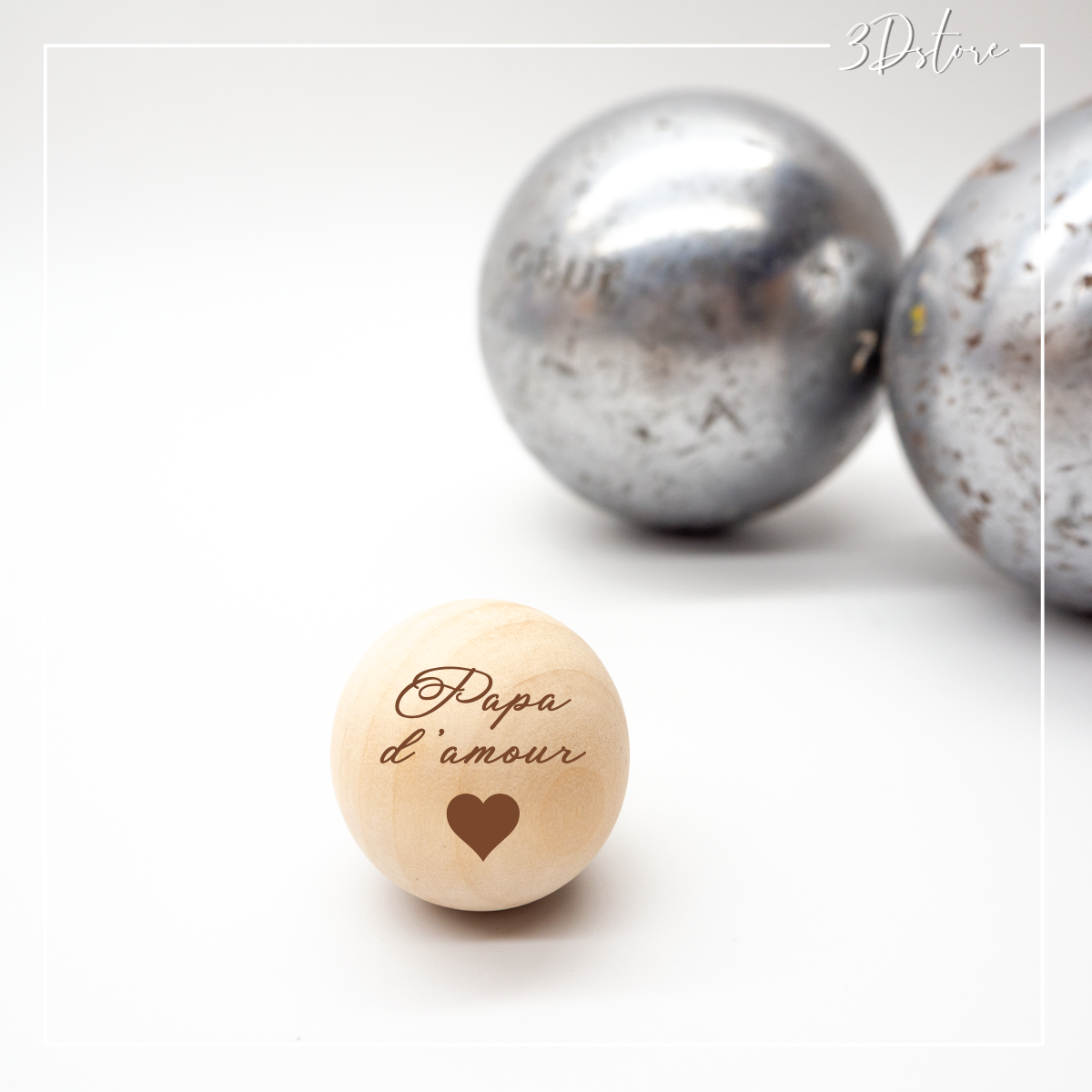 cochonnet - papa d'amour cœur