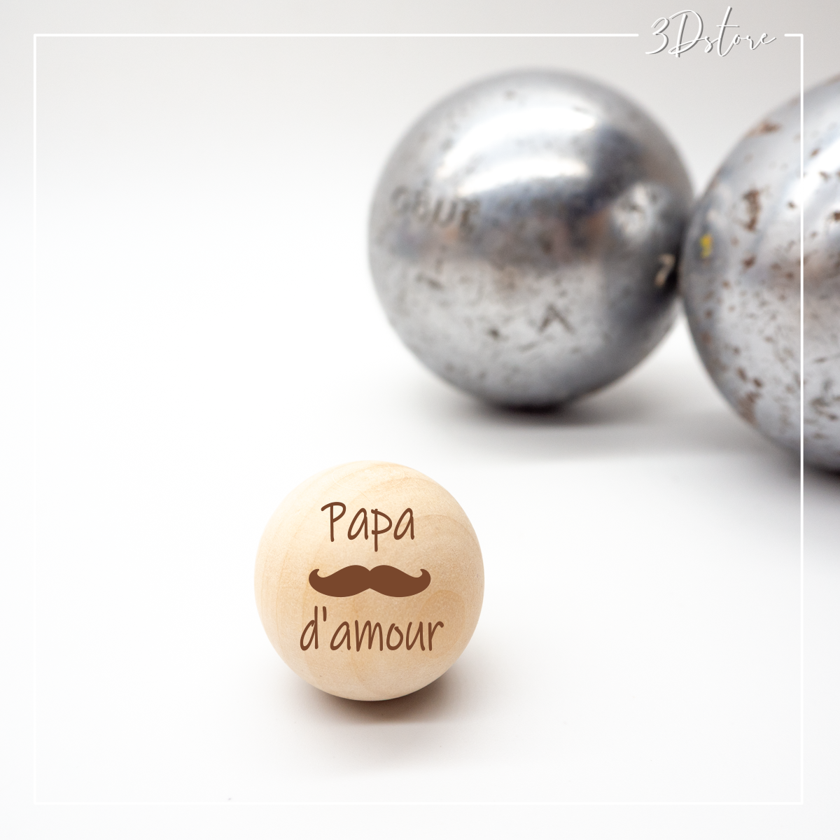 cochonnet - papa d'amour moustache