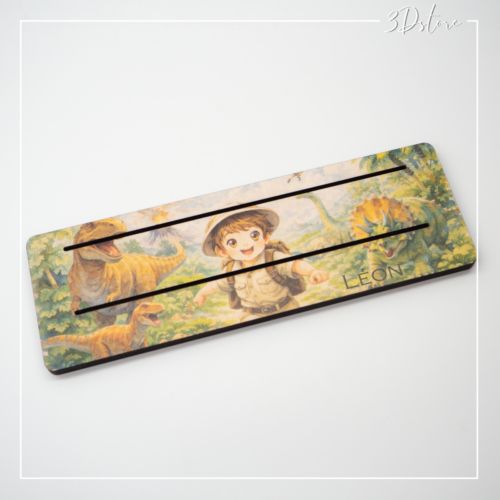 Porte cartes à jouer personnalisable dinosaures - couleur