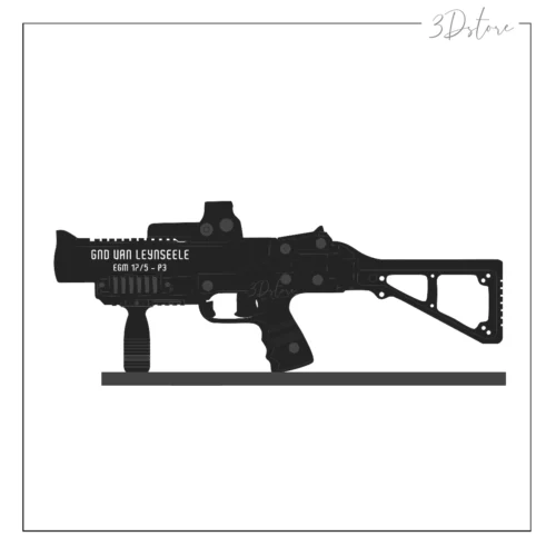 trophée LBD gendarmerie poignée