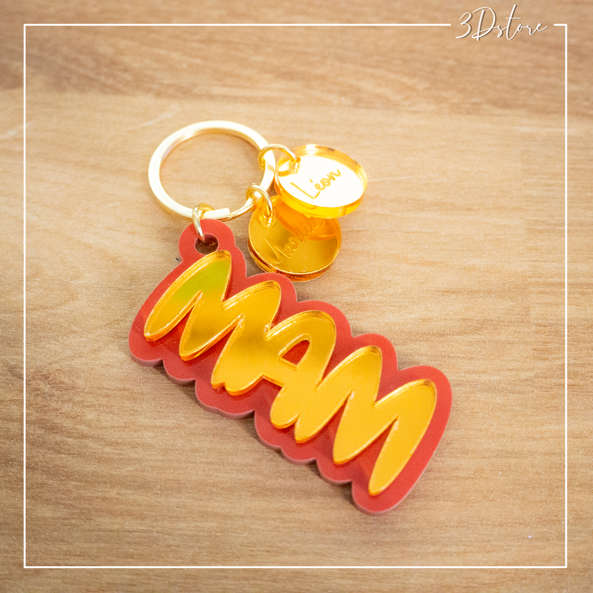 porte-clés maman personnalisable
