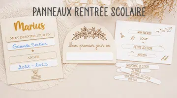 panneau rentrée scolaire