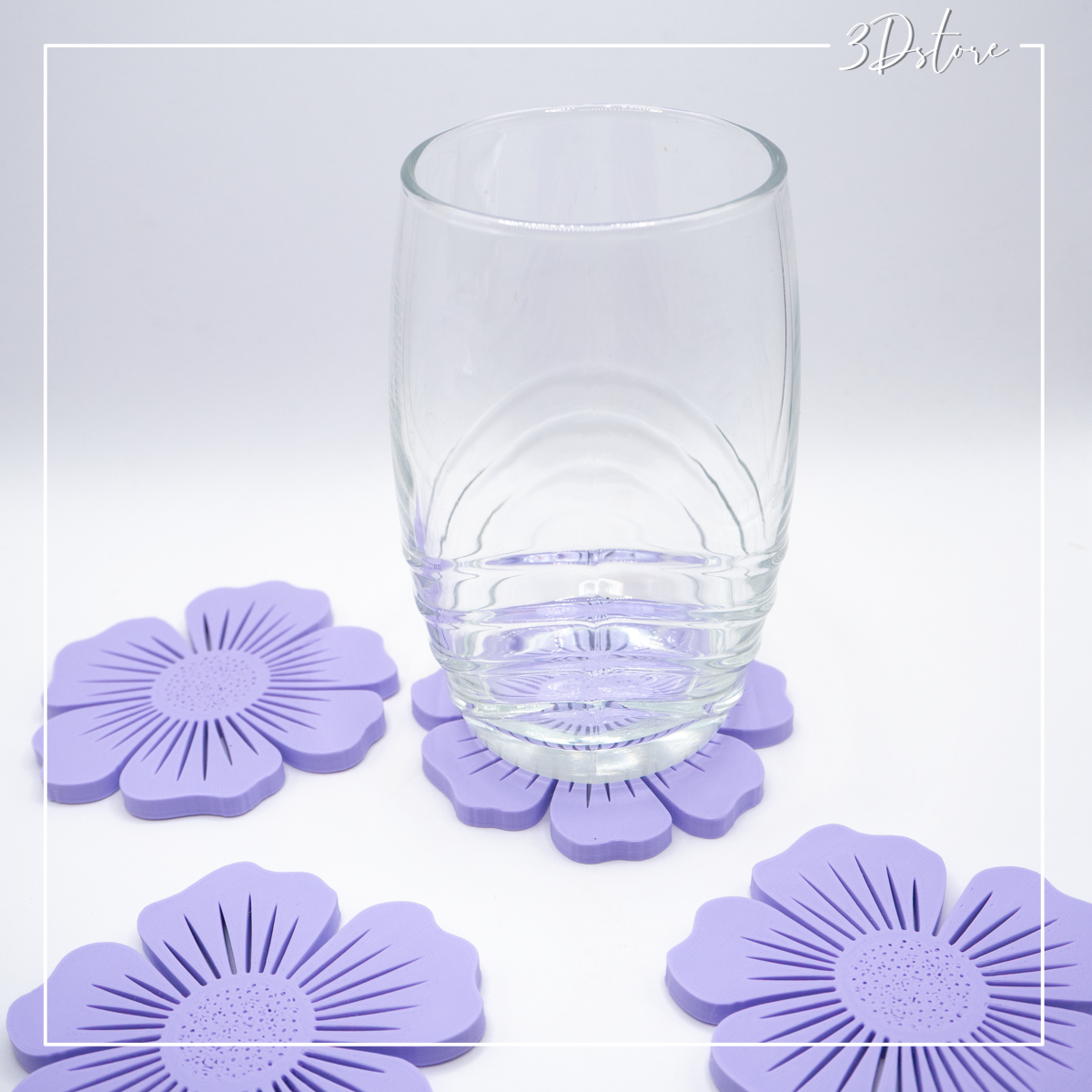 sous-verres fleur