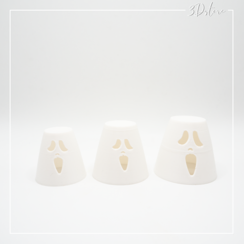 Lot de 3 pots fantômes emboîtables