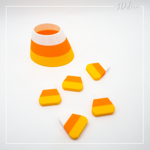 Pot et 5 bonbons